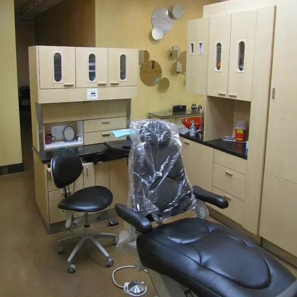 An exam chair in a treatment room at Johnna Shockley, DDS - Comprehensive Dentistry
